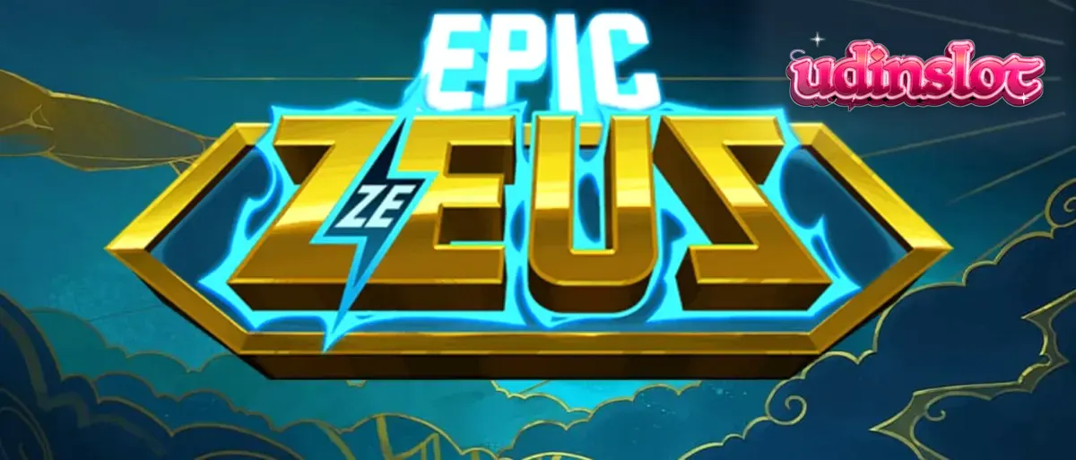 Tampilan visual slot Epic Ze Zeus dengan tema mitologi Yunani yang megah.