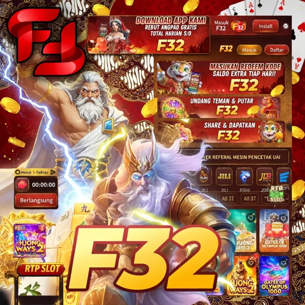 F32 2026 Slot Gacor RTP Tinggi